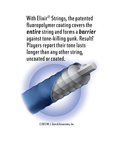 Elixir 14782 Nanoweb Stainless Steel Medium 45-135