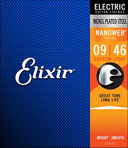 Elixir Jeux De Cordes Electriques 009/ 12027 Nanoweb Custom Light 9-46
