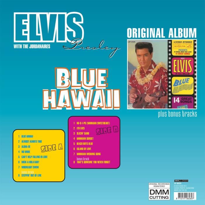 Elvis Presley Blue Hawaii-original Album Plus B [vinyl Lp]