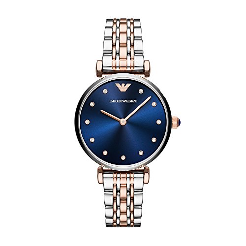 Montre - Emporio Armani - Gianni T-bar Ar11092 - Quartz - Acier Inoxydable - Multicolore