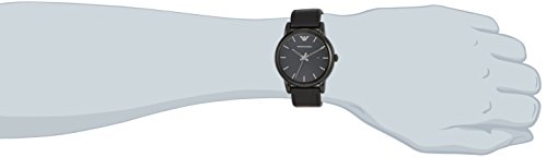 Montre Homme Emporio Armani En Cuir Noir Etanche Homme