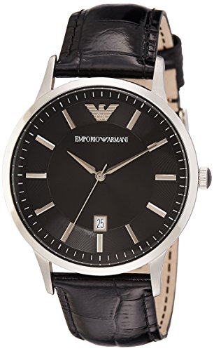 Emporio Armani Ar2411 Montre Renato Homme Noir