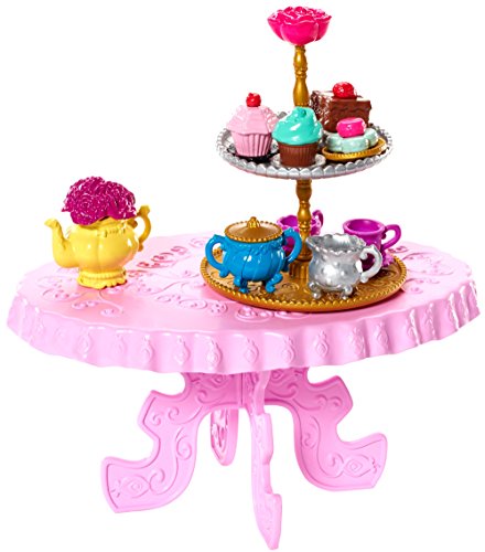 Mattel Enchantimals - Le Salon De The De Mme Paon - Coffret Incluant Une Poupee 15 Cm. Une Figurine Et Des Accessoires