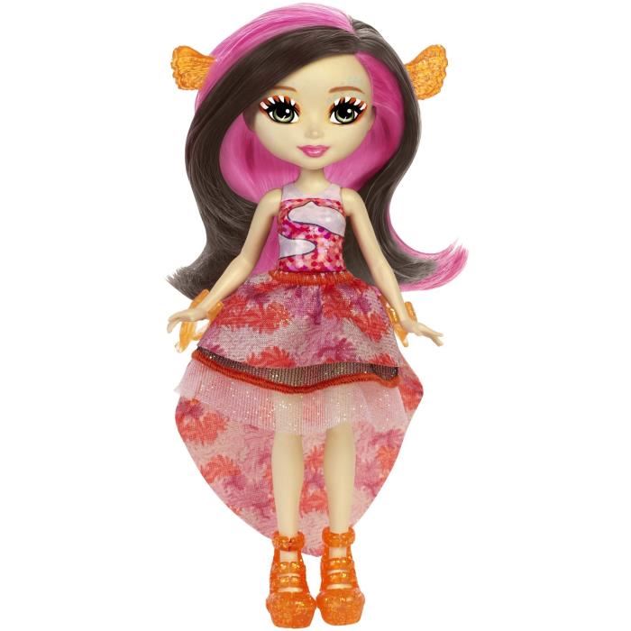 Mattel Enchantimals - Mini-poupee Cheveux Magiques & Poisson Clown