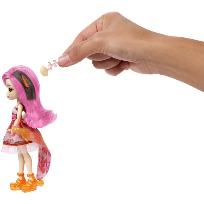 Mattel Enchantimals - Mini-poupee Cheveux Magiques & Poisson Clown