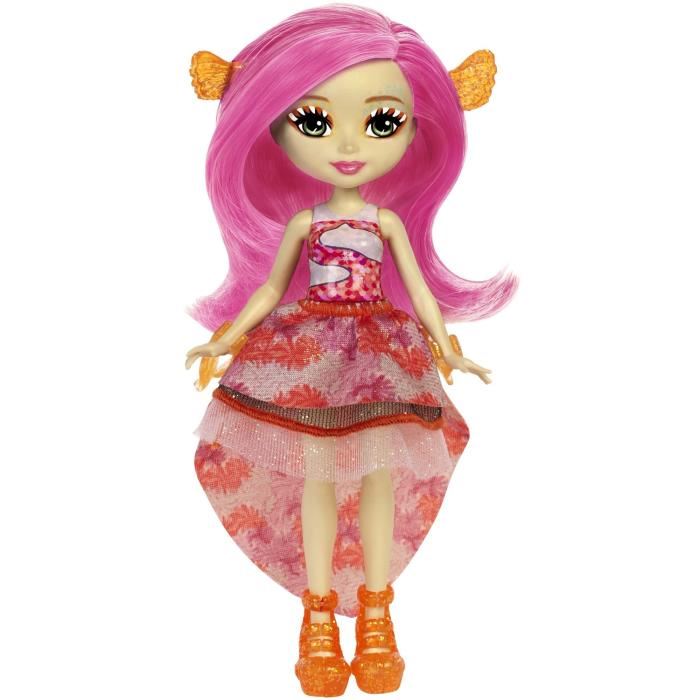 Mattel Enchantimals - Mini-poupee Cheveux Magiques & Poisson Clown