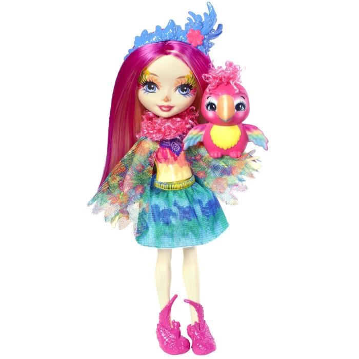 Mattel Enchantimals - Mini-poupee Peeki Perroquet