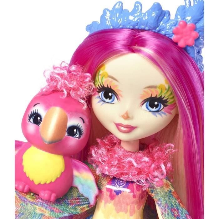 Mattel Enchantimals - Mini-poupee Peeki Perroquet