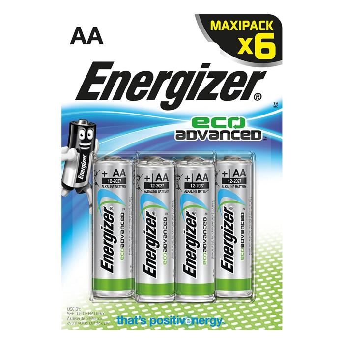 Energizer Lot De 6 Piles Lr06/aa Eco Advanced