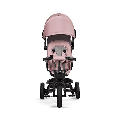 Tricycle Evolutif Kinderkraft Aveo Rose 3 Roues Pliable Pour Enfants De 9 Mois A 5 Ans