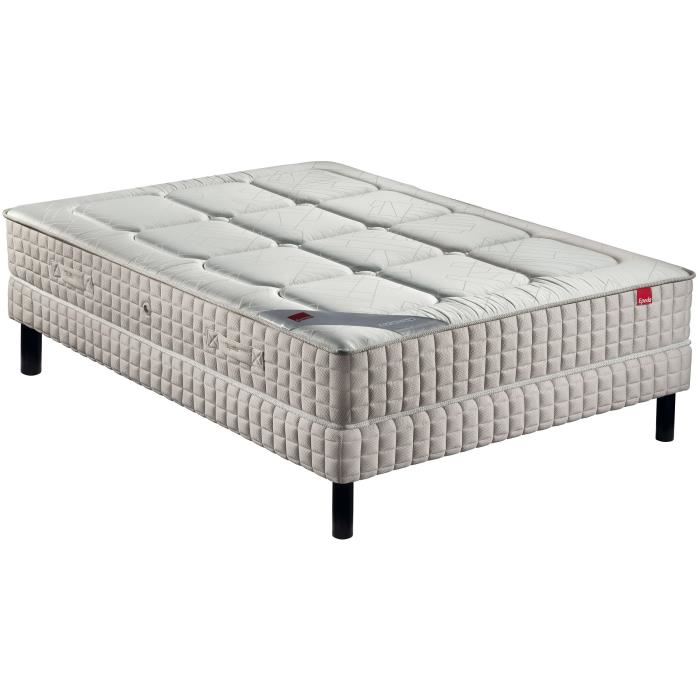 Epeda Ensemble Epeda Matelas Yucca + Sommier + Pieds 140x190