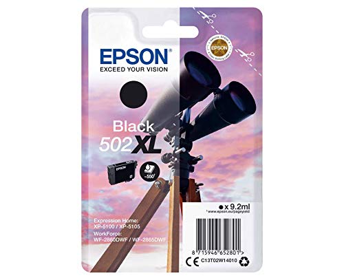 Epson 502XL Cartouche d'encre Noir(e) Original C13T02W14010