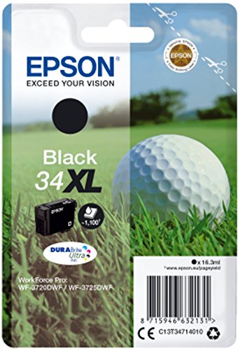 Epson 34 Xl Golf Cartouche Dencre Originale Grande Capacite C13t34714010 Noir