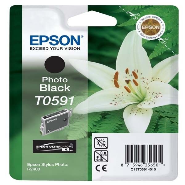 Epson Encre T0591 Photo Noire Stylus R2400
