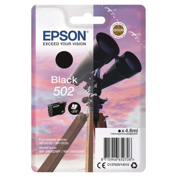 Cartouche Dencre Epson Jumelles Noir