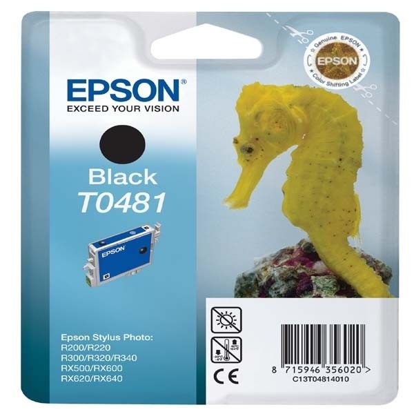 Cartouche Epson T0481 Noir Pour Imprimantes Jet D'encre