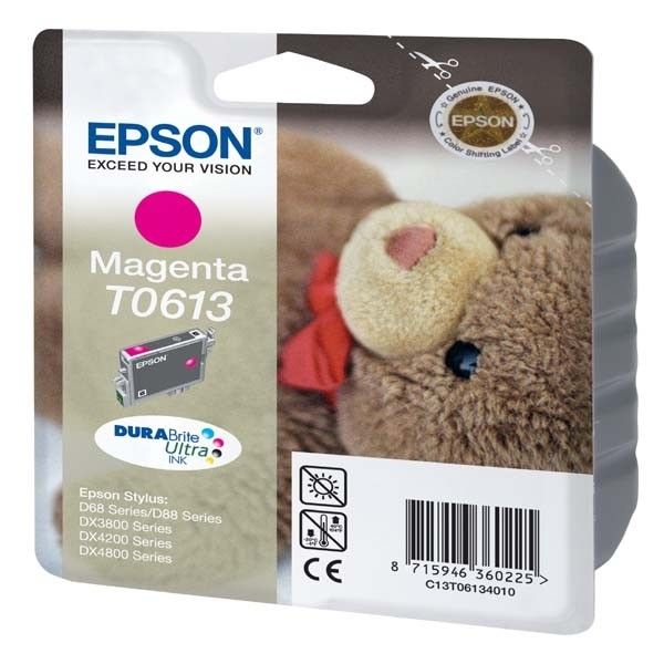 Epson T0613 Ourson Cartouche D'encre Originale Durabrite Ultra C13t06134010 - Magenta