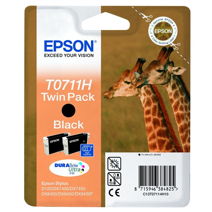 Epson T0711h Multipack Noir(e) Original C13t07114h10