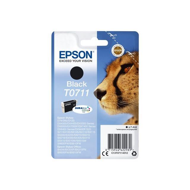 Epson Cartouche Dencre T0711 Noir - Guepard (c13t07114012)