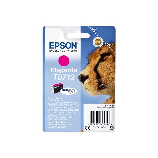 Epson Cartouche Dencre T0713 Magenta Guepard C13t07134012