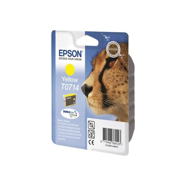 Epson T071 (c13t07144010) - Jaune - Cartouche D'encre Jaune