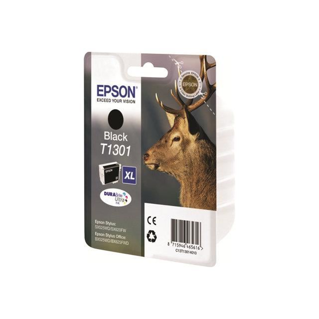 Epson Cartouche Dencre T1301 Noir - Cerf (c13t13014012)