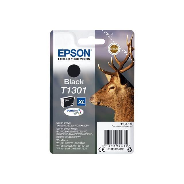 Epson D39origine Epson Stylus Office BX 925 FWD cartouche d39encre T1301 C 13 T 13014012 noir 945 pages 263 centimes par page contenu 25 ml