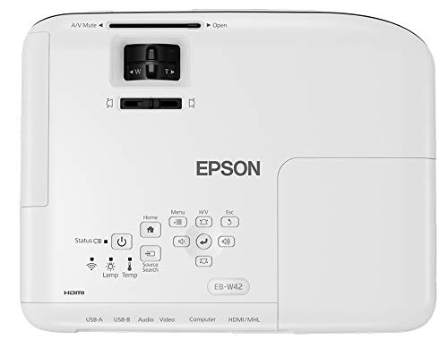 Epson Projecteur 3lcd Eb-w42 - Portable - 3600 Lumens (blanc) - 3600 Lumens (couleur) - Wxga (1280 X 800) - 16:10 - 720p