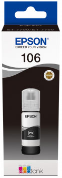 Epson D'origine Epson EcoTank ET-7750 cartouche d'encre (106 / C 13 T 00R140) photonoir, 5 000 pages, 0,21 centimes par page, contenu: 70 ml