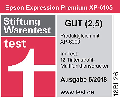 Epson Expression Premium Xp-6105 Jet D'encre 15,8 Ppm 5760 X 1440 Dpi A4 Wifi