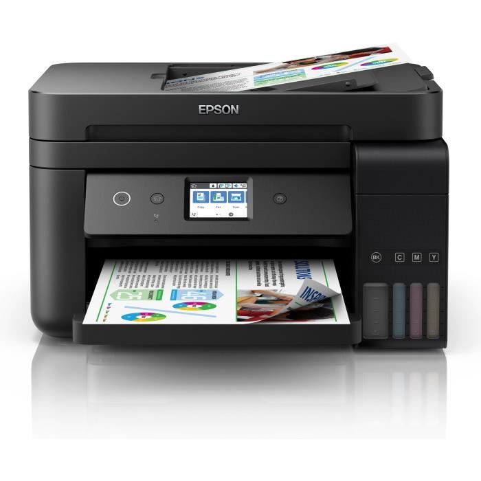 Epson Imprimante Multifonction 4-en-1 Jet Dencre Couleur Ecotank Et-4750 - A4 - Wifi