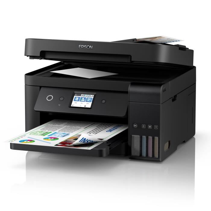 Epson Imprimante Multifonction 4-en-1 Jet Dencre Couleur Ecotank Et-4750 - A4 - Wifi