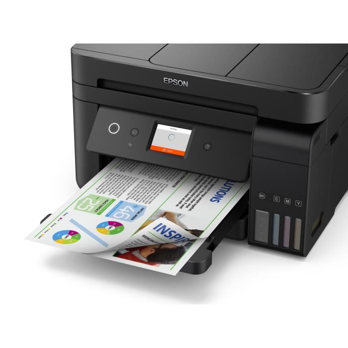 Epson Imprimante Multifonction 4-en-1 Jet Dencre Couleur Ecotank Et-4750 - A4 - Wifi