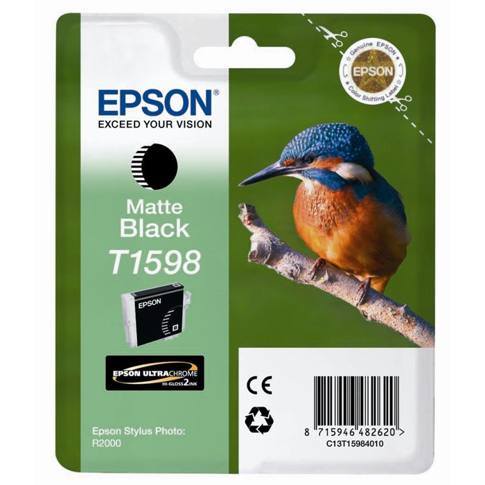 Epson Encre T1598 Noire Mat Stylus Photo R2000