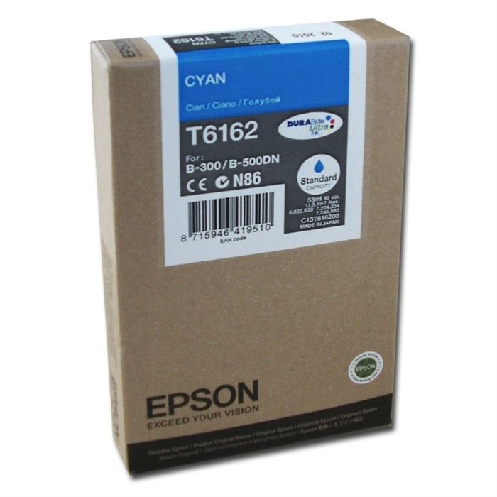 Epson T6162 Cyan Original Cartouche Dencre