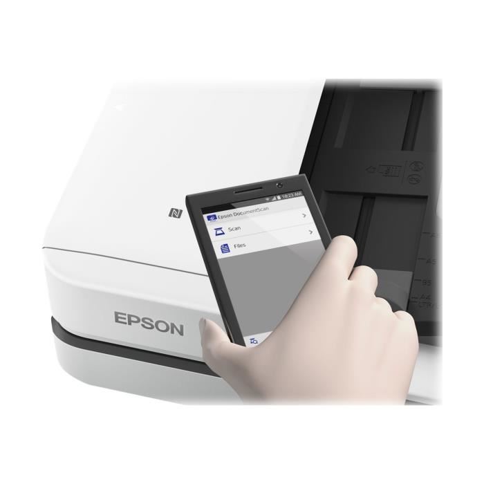 Scanner De Documents De Bureau Epson Workforce Ds-1660-w - Blanc - 25 Ppm - Usb 3.0, Wi-fi(n)