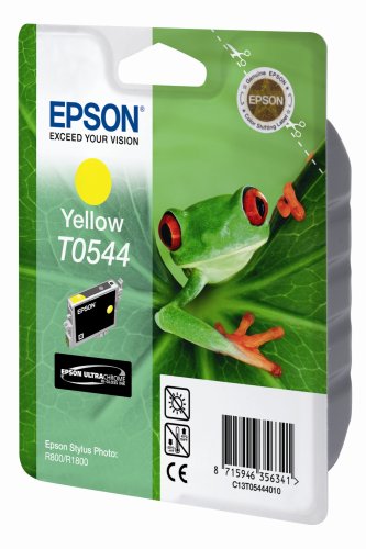 Epson T0544 - Cartouche d'encre Authentique Epson jaune (pigmente) C13T05444010
