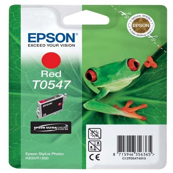 Epson Encre T0547 Rouge Stylus R8001800