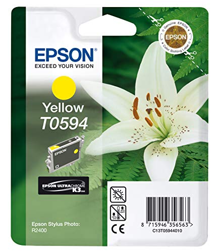 Epson T0594 Cartouche dencre Authentique Epson jaune pigmente C13T05944010