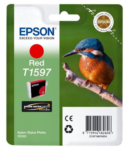 Epson D39origine Epson Stylus Photo R 2000 cartouche d39encre T1597 C 13 T 15974010 rouge contenu 17 ml