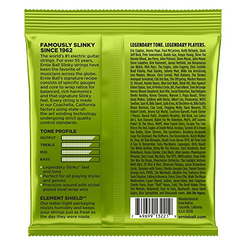 Ernie Ball - Lot de 3 cordes pour guitar...