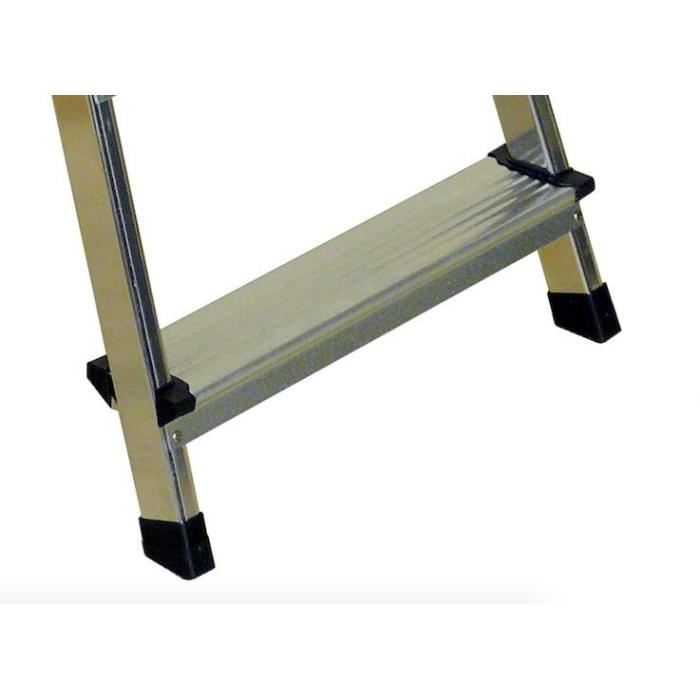 Escabeau Menager 3 Marches - Escalux - Alumixte - Plateforme Et Marches En Acier Zingue - Charge Jusqua 150kg
