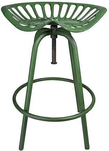 Tabouret Avec Assise De Tracteur En Metal Vert