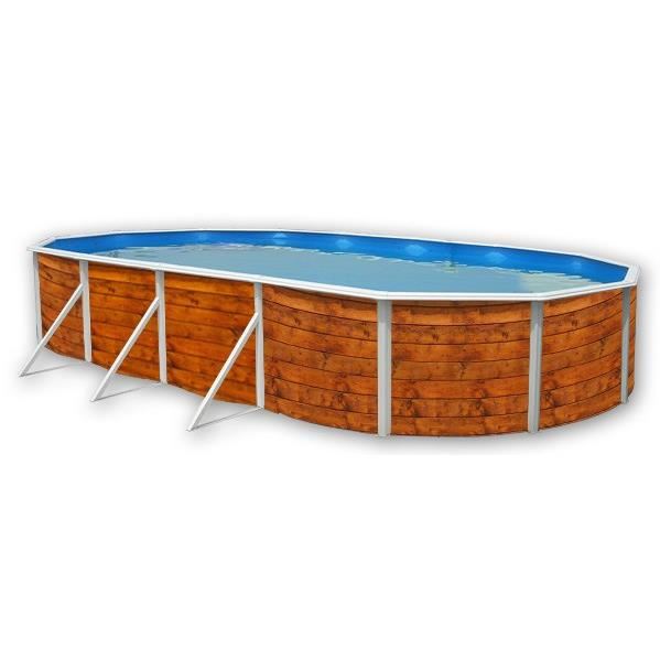 Piscine Hors Sol Etnica Ovale 730 X 366 Cm X 120 Cm H