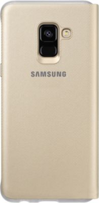 Etui SAMSUNG Etui folio Neon pour Galaxy A8 2018 Gold