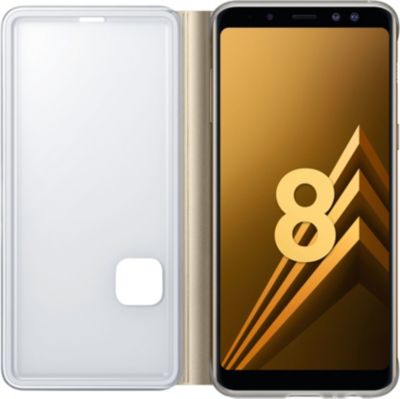 Samsung Neon Flip Cover A8 - Or