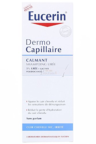 Eucerin Dermo Capillaire Shampoing Calmant 5% Uree Cuir Chevelu Irrite 250ml