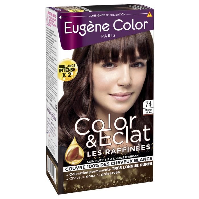 Eugene Color Les Raffinees Creme Colorante Permanente N°74 Marron Moka