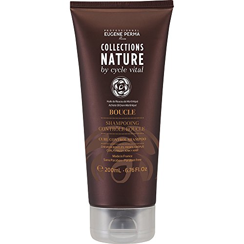 Eugene Perma Collections Nature By Cycle Vital, Shampoing Contrôle Boucles 200ml, Shampoing Cheveux Boucles Sans Parabene