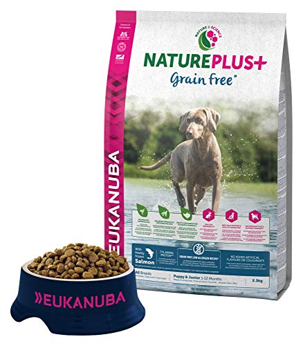 Eukanuba Natureplus+  Puppy Sans Cereales Au Saumon Frais Pour Chien 2,3 Kg